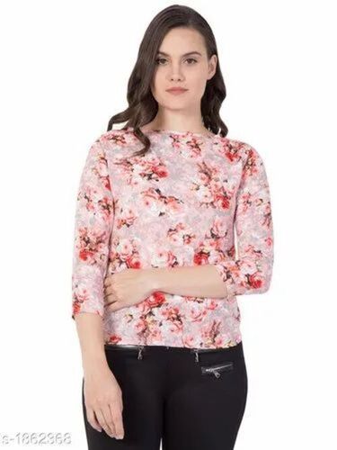 Girls Printed Cotton Top