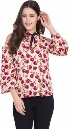 Girls Printed Fancy Cotton Top