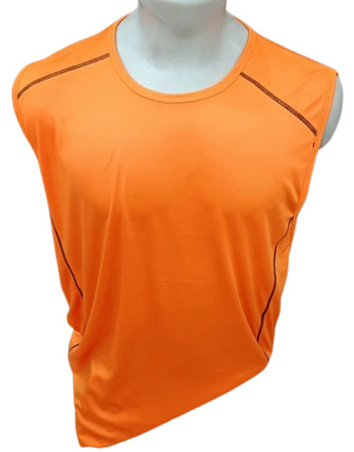 Men Sleeveless Plain T Shirt