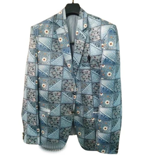 Mens Cotton Party Wear Blazer