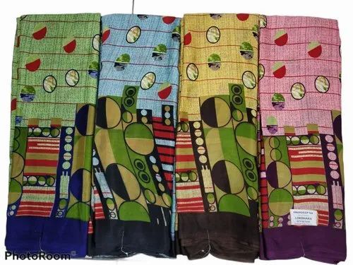 Multicolor Ladies Casual Wear Digital Printed Saree