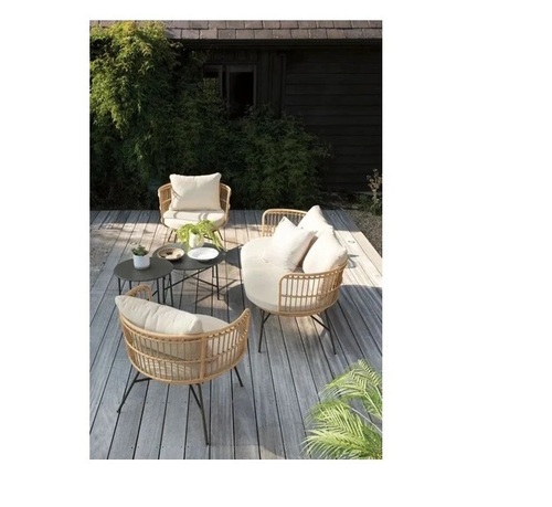 Outdoor Wicker Sofa Set