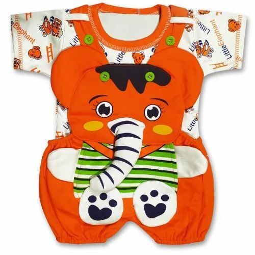 Printed Casual Wear Kids Dungaree