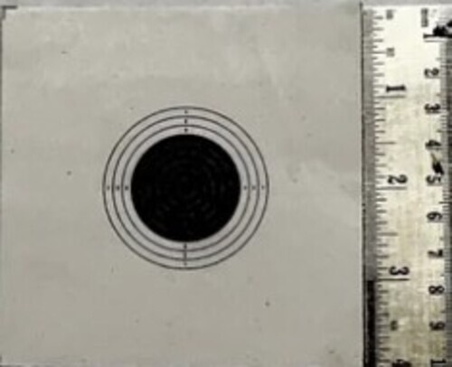 Square Target Paper