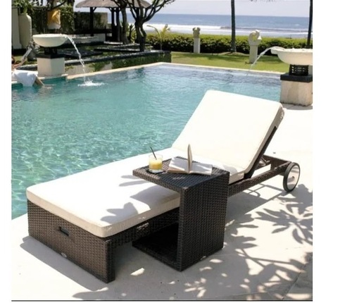 Swimming Pool Side Lounger - Assembly: No Assembly Required