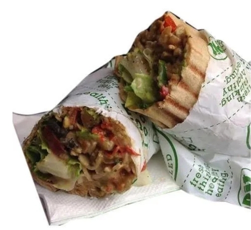 White Printed Food Wrapping Paper