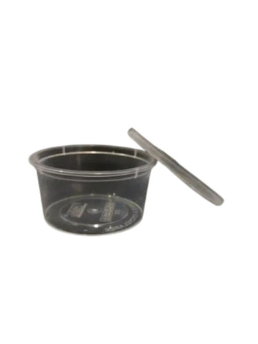 250ml एक बार उपयोग होने वाला प्लास्टिक खाद्य कंटेनर