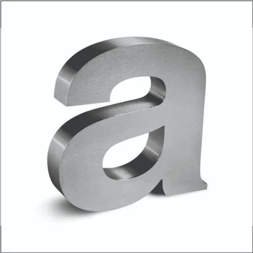 5 Inch Stainless Steel 3d Letter