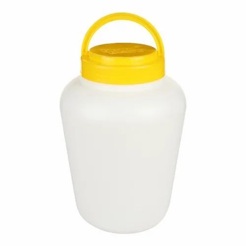 5 Ltr Hdpe Plastic Ghee Jar Container
