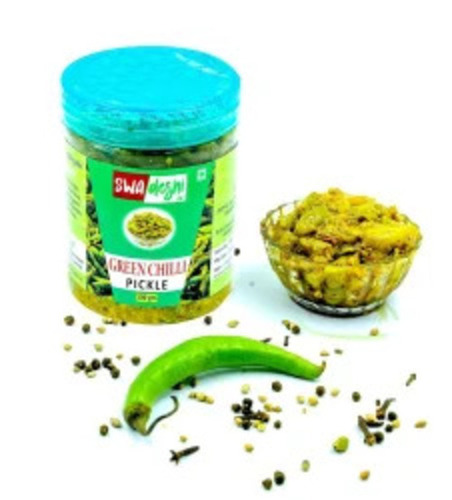 500g Green Chilli Swadeshi Pickle