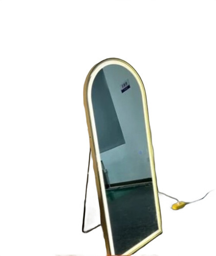 Arched Gold Frame Led Floor Mirror