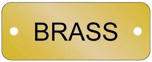 College Brass Name Board