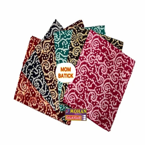Cotton Batik Printed Fabric