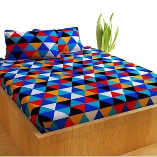 Designer Printed Double Bedsheet