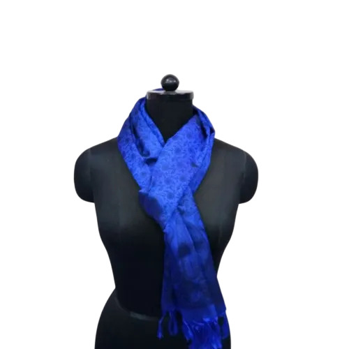 Hand Woven Ladies Silk Scarf - Color: Multicolor