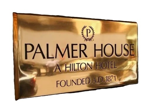 Hotel Rose Gold Name Plates