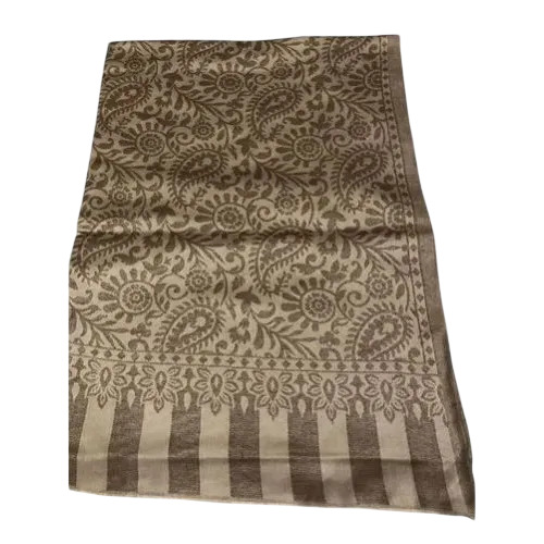 Ladies Brown Printed Modal Stole