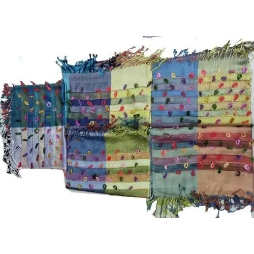 Ladies Party Wear Viscose Handloom Stole