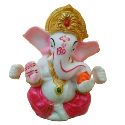 Little Ganesh Fiber Statue