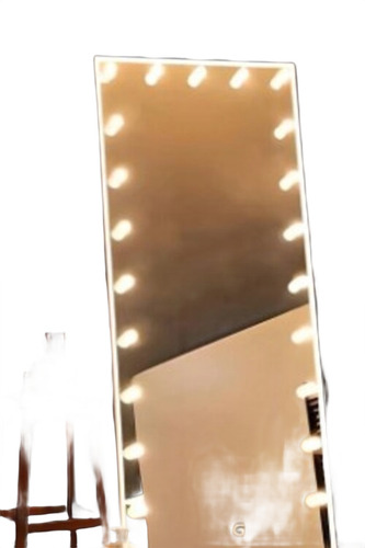 Multiple Bulb Rectangular Mirror