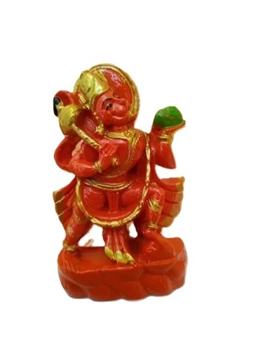 Orange Fiber Hanuman Statue