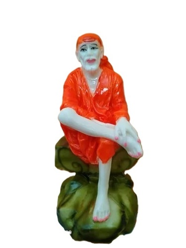 Orange Fiber Sai Baba Statue