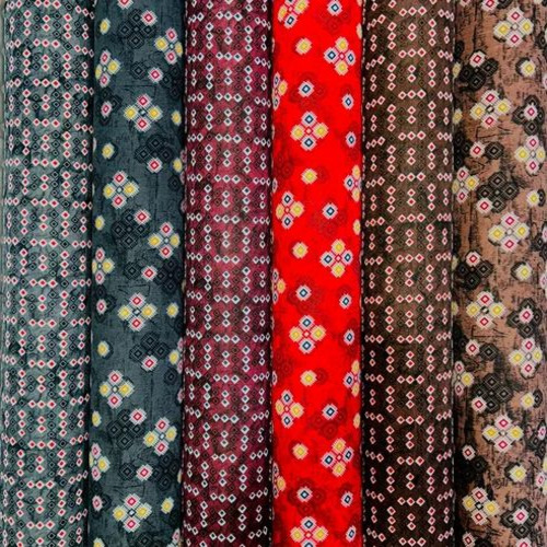 Polyester Viscose Nighty Fabric