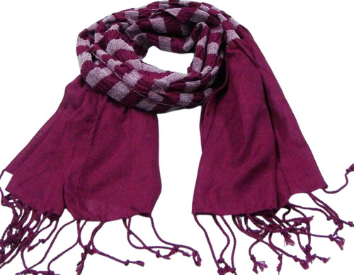 Purple Lycra Viscose Scarves