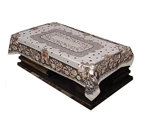PVC Rectangular Center Table Cover - 40x60 Inch Multiple Colors | Waterproof Disposable Printed Pattern