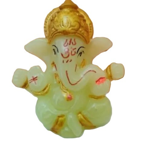 Radium Ganesh Fiber Statue
