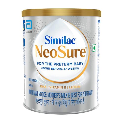 Similac Neosure Preterm Infant Formulae With Dha Vitamin E Lutein 400gm Tin Pack