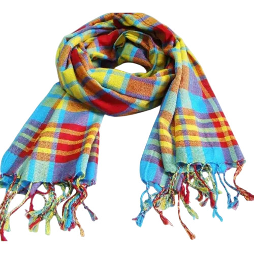 Soft Check Viscose Scarves
