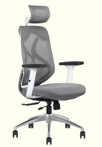 Spinal White High Back Executive Office Chair