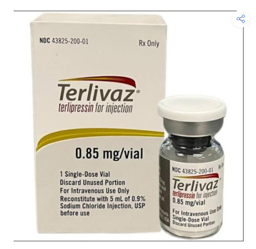 Terlipressin 0.85mg/vial For Injection - Brand Name: Terlivaz