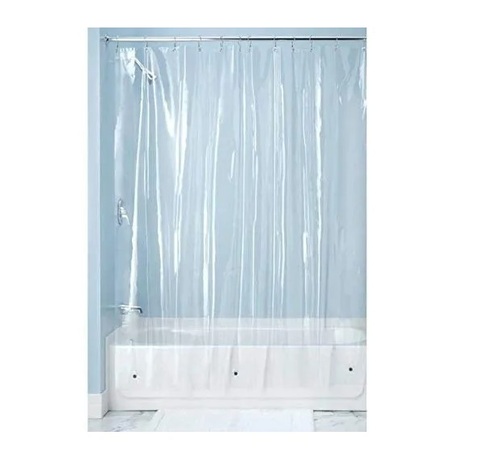 Transparent PVC Bathroom Shower Curtain