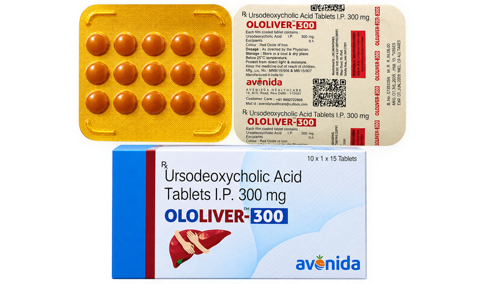 Ursodeoxycholic Acid Tablets IP 300mg