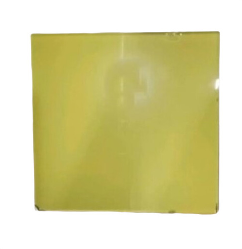 Yellow Lacquered Glass