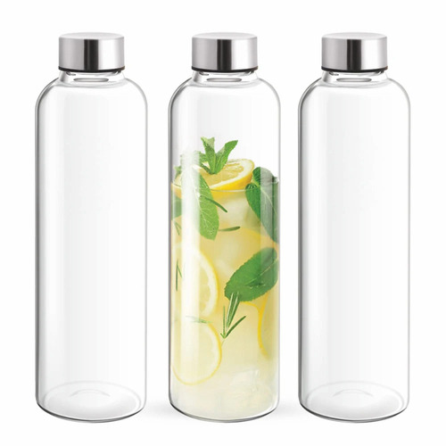 1 Ltr Glass Water Bottle