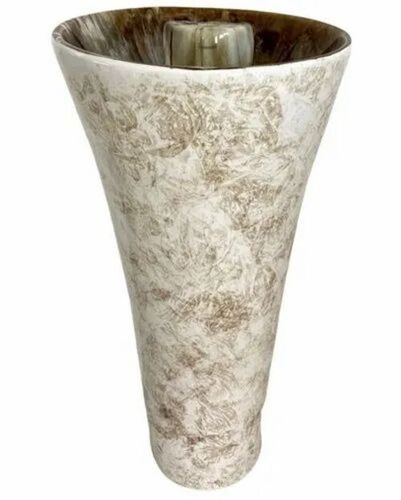 3 Feet Ceramic Oval Pedestal Wash Basin
