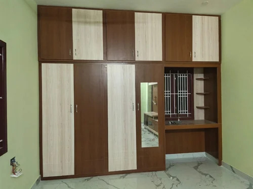 5 Shelves Upvc Bedroom Cupboard
