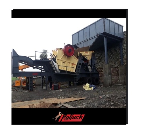 Automatic Roljack Portable Stone Crusher Plant