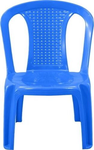 Blue Armless Plastic Chair