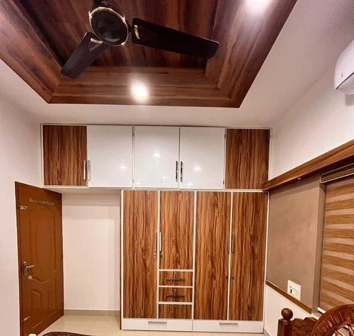 Brown Aluminium Bedroom Cupboard