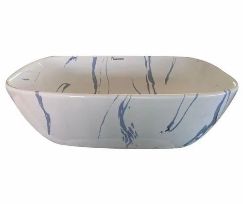 Ceramic Rectangular Table Top Wash Basin