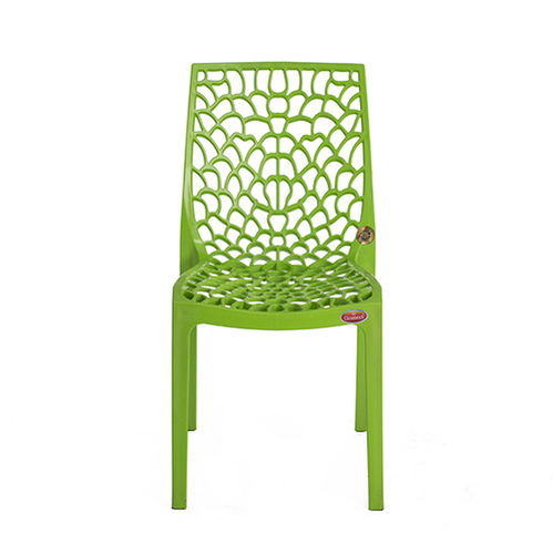 Green Plastic Web Chair