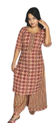 Ladies Cotton Palazzo Suit