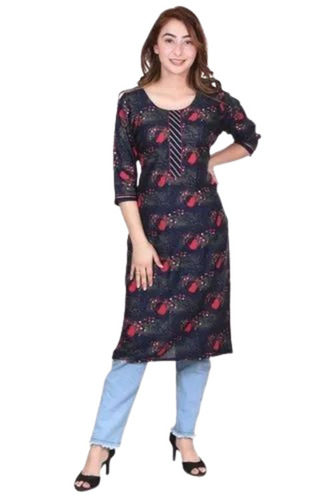 Ladies Cotton Printed Kurti