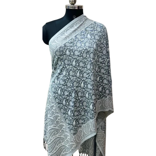 Ladies Dark Grey Viscose Stole