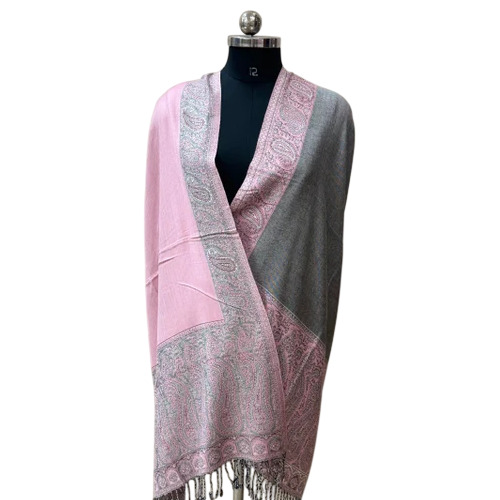 Ladies Light Pink Viscose Stole
