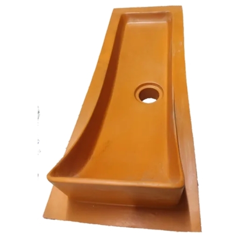 Ladies Water Less Urinal Squatting Type - Color: Orange